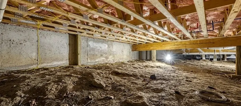 crawl space encapsulation oak ridge before